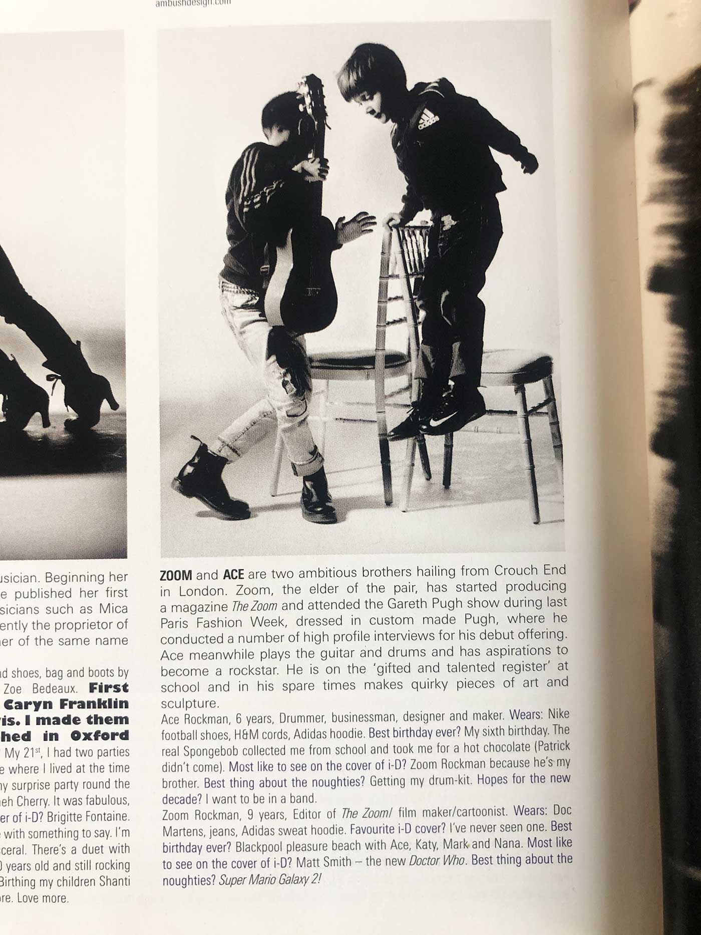 ID Magazine featuring Zoom Rockman